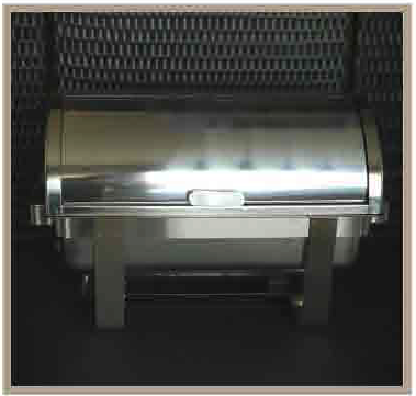 Chafing dish roll gardant la nourriture à bonne température