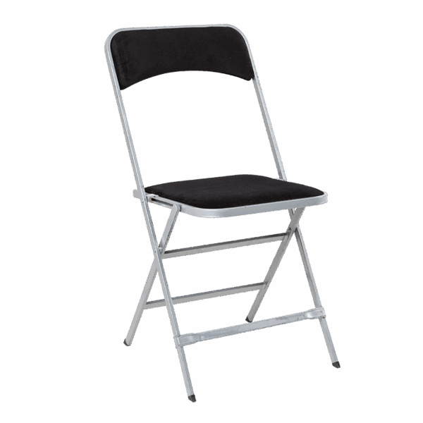 Chaise pliante en acier design