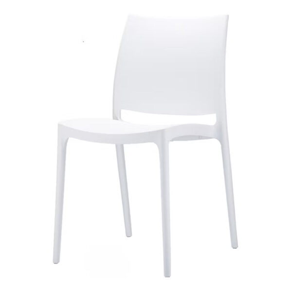 Chaise design et minimaliste blanche