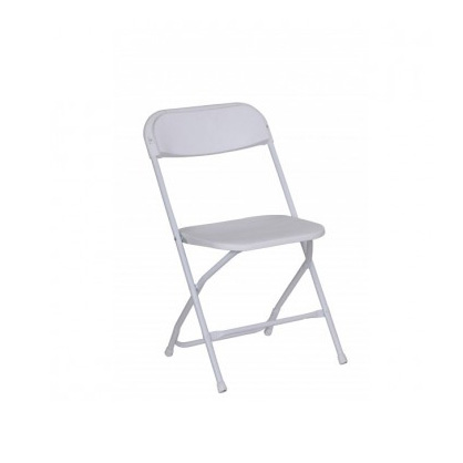 Chaise pliante blanche moderne