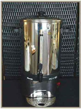 Machine à café d'une contenance de 6 ou 15 litres disponible à la location