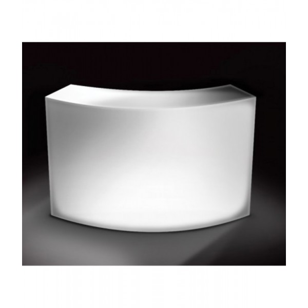 Habillage en demi rond en Lackfolie blanc