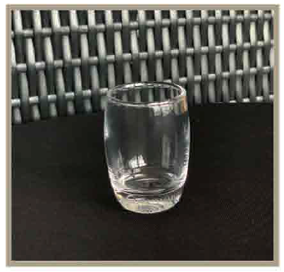 Verrine Ellipse disponible à la location pour vos repas