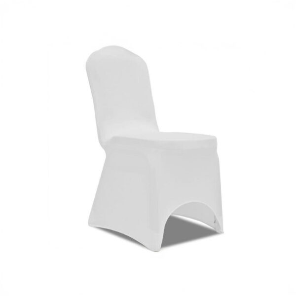 Housse pour chaise en Lycra blanche